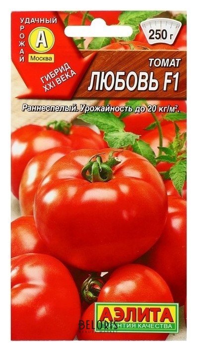 Физические характеристики плодов томата Любовь