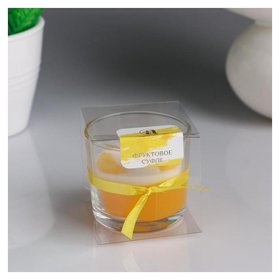 Свеча ароматическая в стакане "Фруктовое суфле", 60 гр Aromantique