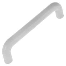 Ручка скоба Plastic 009, пластиковая, м/о 96 мм, белая 