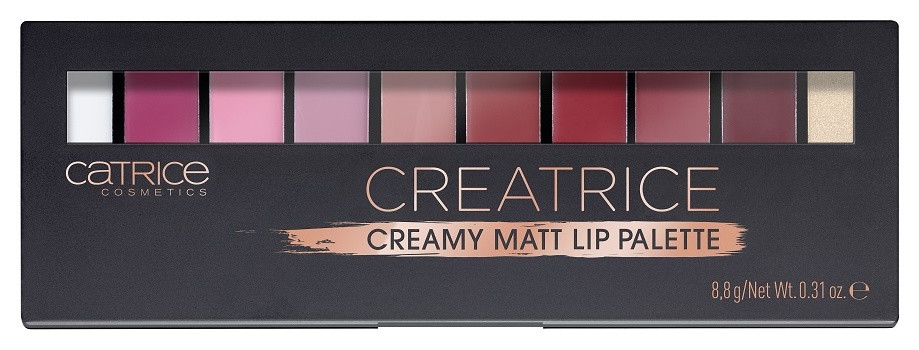 Палетка для макияжа губ "Creatrice Creamy Matt Lip Palette" Catrice