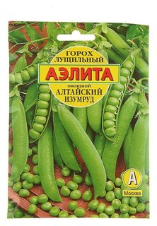 Семена горох "Алтайский изумруд", лущильный, 25 г Агрофирма Аэлита
