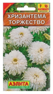 Семена цветов хризантема букетная "Торжество", О, 0,1 г Агрофирма Аэлита