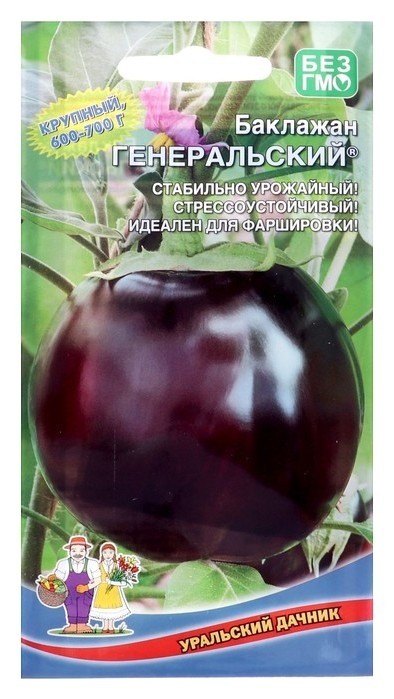 

Семена баклажан "Генеральский", 20 шт