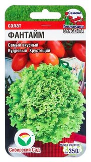 Семена салат "Фантайм", F1, 10 шт Сибирский сад