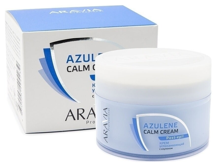 Крем успокаивающий с азуленом Aravia Professional