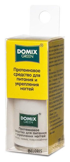 Протеиновое средство для питания и укрепления ногтей Domix Green Professional