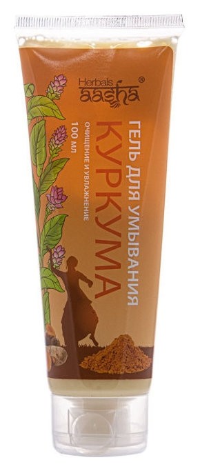 Гель для умывания Куркума Очищение и увлажнение  Aasha Herbals