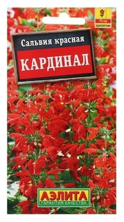 Семена цветов сальвия "Кардинал", О, 0,1 г Агрофирма Аэлита