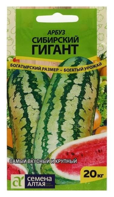 

Семена арбуз "Сибирский гигант", 1 г