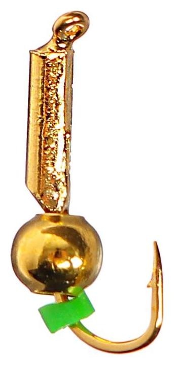 Мормышка «Столбик» золото с металлической бусиной, 0,25 г, D=1,5 мм (5 шт.)