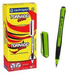 Ручка-роллер Centropen Tornado Cool 4775, 0.3 мм, одноразовая, корпус картонная упаковка Centropen