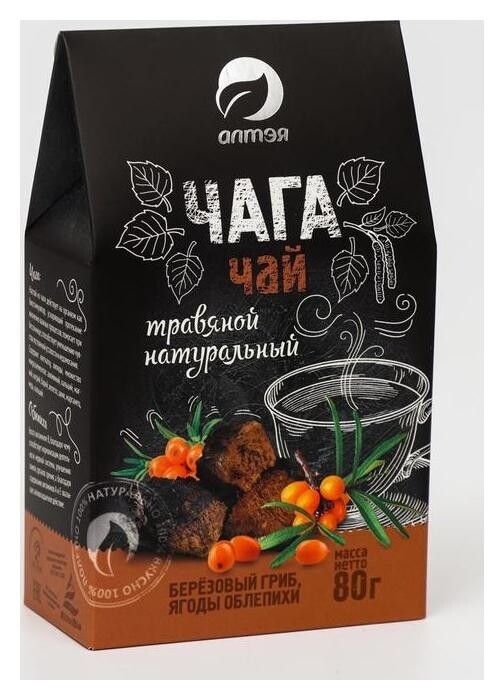 Чайный напиток «Фиточай чага с облепихой», 80 г  Алтэя