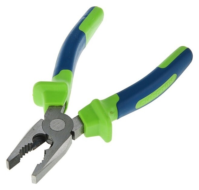 Плоскогубцы комбинированные "Сибртех", 180 мм, двухкомпонентные рукоятки  Сибртех