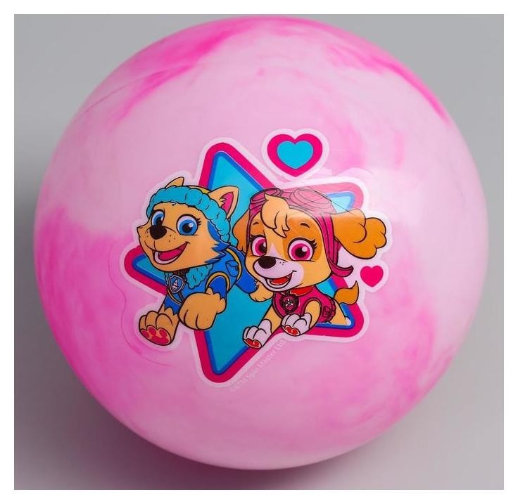 

Мяч детский Paw Patrol "Скай и эверест", 22 см, 60 гр, мрамор