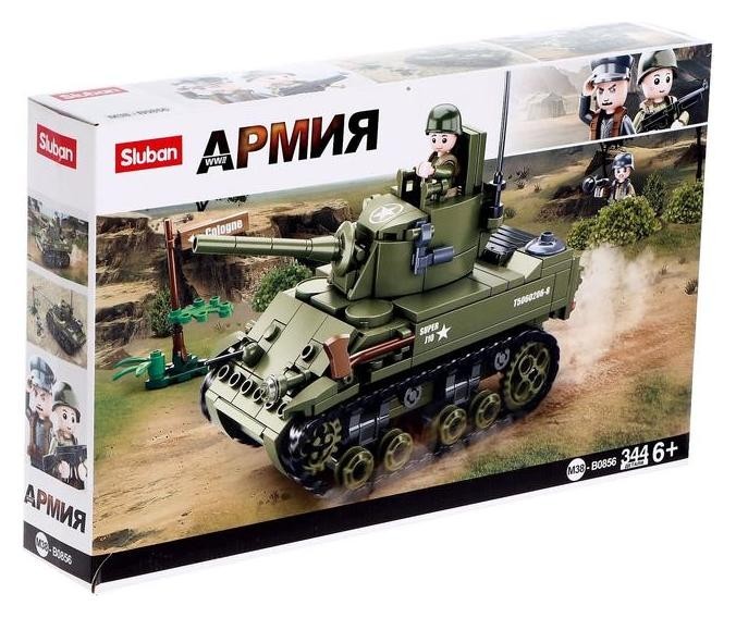 

Конструктор армия «Танк», 344 детали
