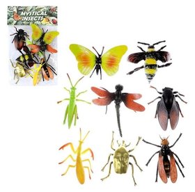 Набор насекомых «Лес», 8 фигурок, длина 12 см 