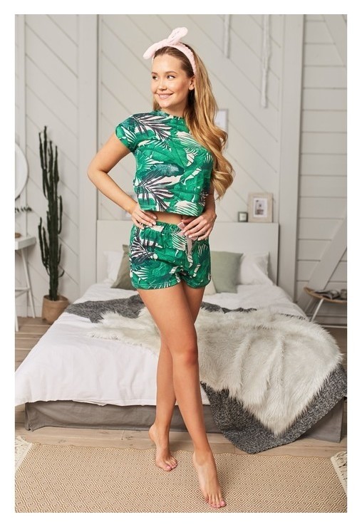 

Шорты женские Kaftan "Tropic" р, Зеленый