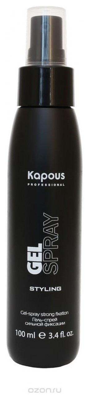 Гель-спрей для волос сильной фиксации "Gel-spray" Kapous Professional