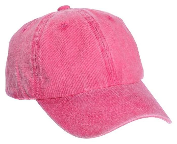 Бейсболка, цвет красный, размер 56-58