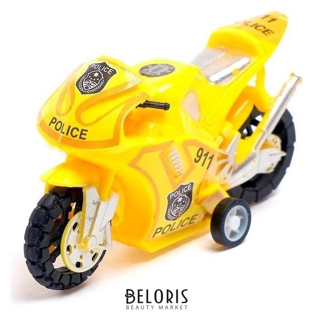 Мотоцикл инерционный Спортбайк, жёлтый NNB