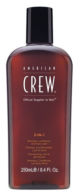 Шампунь, кондиционер и гель для душа 3 в 1 American Crew
