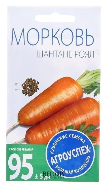 Семена морковь шантане роял среднеранняя, 2г Агроуспех