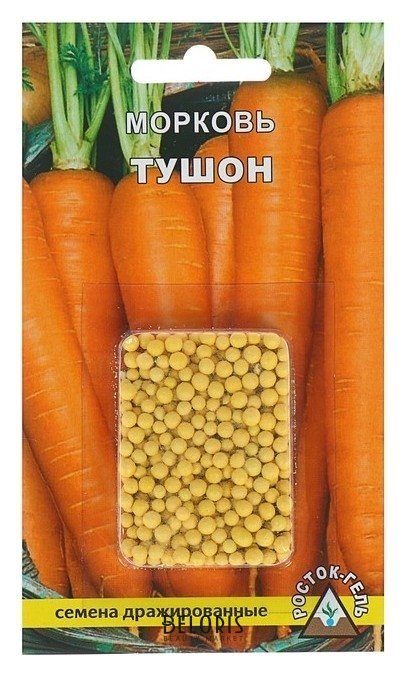Семена морковь Тушон, драже, 300 шт Росток-гель