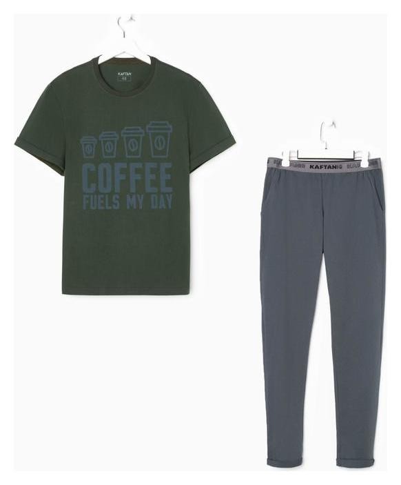 

Пижама мужская Kaftan "Coffee" р, Серый