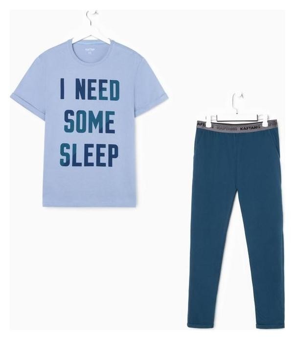 

Пижама мужская Kaftan "Sleep" р, Голубой
