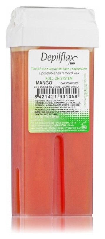 Отзыв на Теплый воск в картридже "Манго"