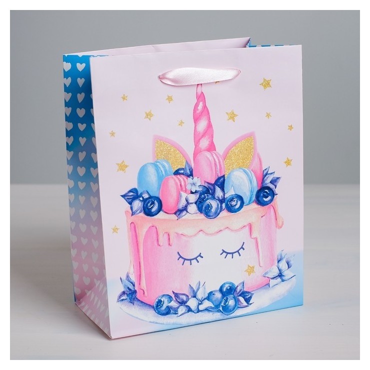 

Пакет ламинированный вертикальный Sweet, S 11 × 14 × , см, Розовый