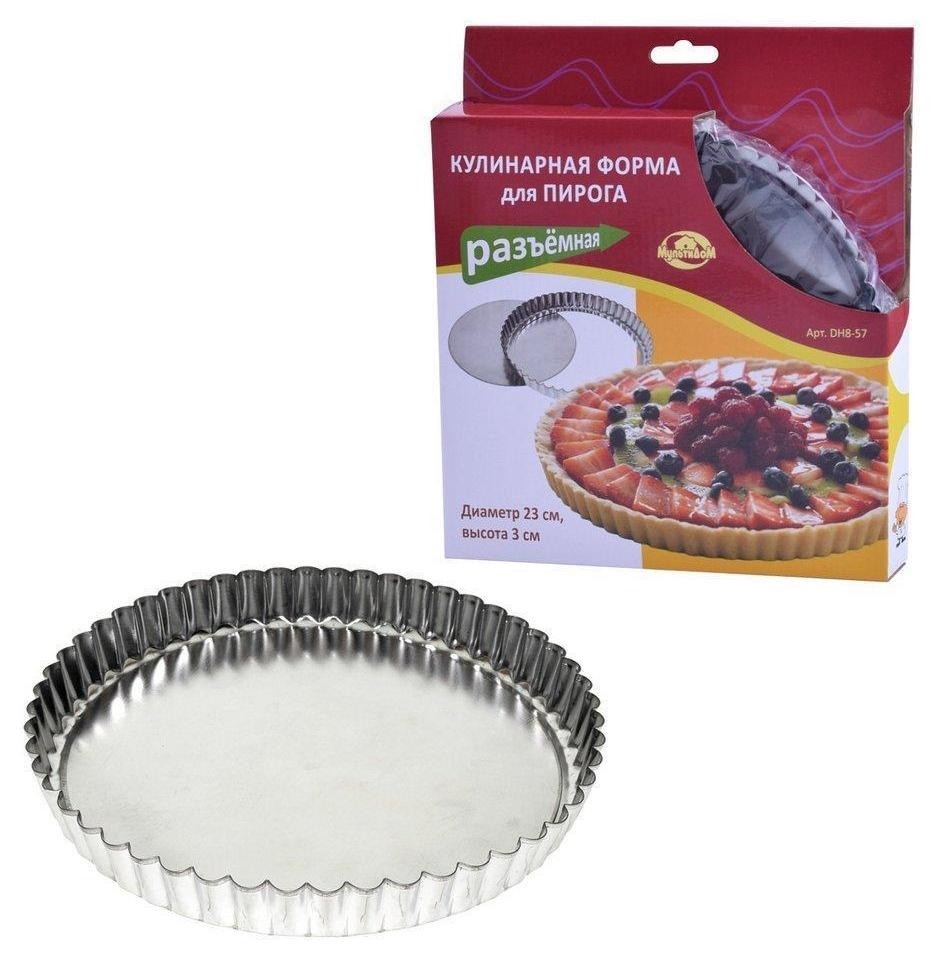 

Кулинарная форма для пирога (Разъемная), диам.23 см,h 3 см