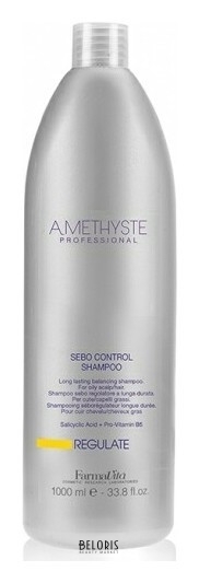 Шампунь для жирной кожи головы Regulate sebo controll shampoo FarmaVita Amethyste