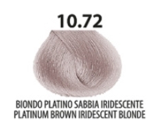 Тон 10.72 Платиновый блондин коричнево-перламутровый FarmaVita