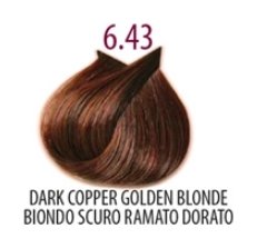 Тон 6.43 Темный блондин медно-золотистый FarmaVita