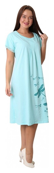 Сорочка женская, размер 48 Стрекозы  Paris