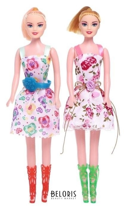 Набор кукол моделей Сестренки в платье NNB