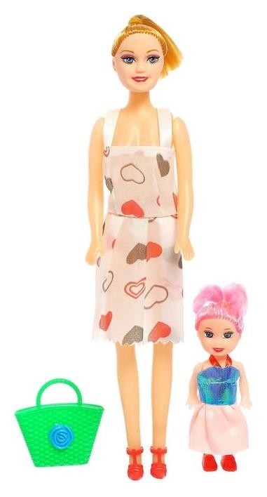 Кукла-модель «Оля» с дочкой, с аксессуарами