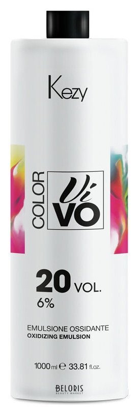 Окисляющая эмульсия 6% Color Vivo Oxidizing emulsion Kezy Color Vivo