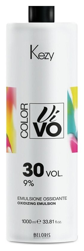 Окисляющая эмульсия 9% Color Vivo Oxidizing emulsion Kezy Color Vivo