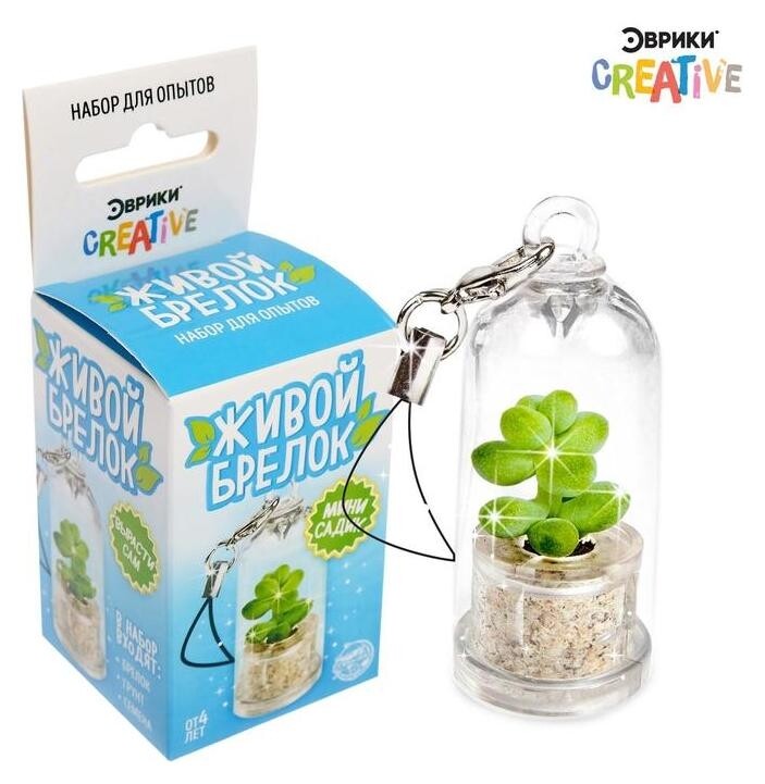 Набор для опытов живой брелок Мини садик  Эврики