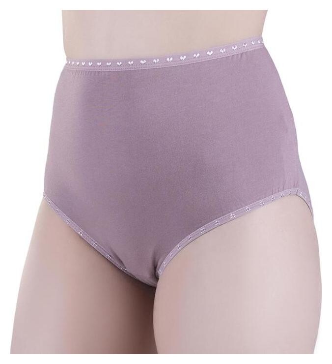 Трусы женские слипы однотонные цвет мокко, р-р 58-60 (15)  Anisse