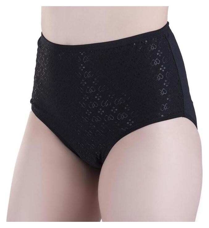 Трусы женские слипы, цвет чёрный, р-р 50-52 (7)  Anisse