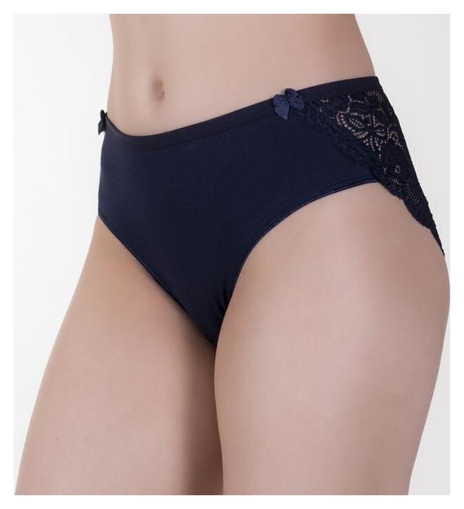 Трусы женские слипы, цвет синий р-р 48-50 (L)  Miss Beautiful