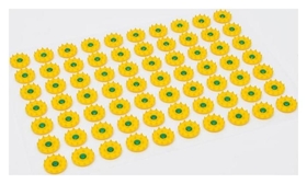 Средство рефлексо-терапевтического воздействия Аппликатор Кузнецова, 70 колючек Цвет желтый ЭЛТИЗ