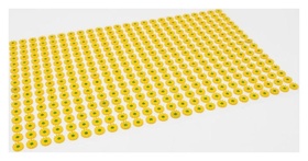 Аппликатор кузнецова, 384 колючки, плёнка, 500*750 мм, цвет жёлтый ЭЛТИЗ