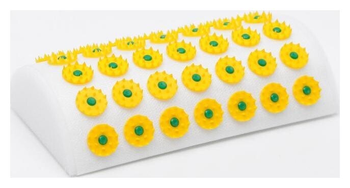 Валик для шеи Аппликатор Кузнецова спанбонд 140х230 мм Цвет желтый  ЭЛТИЗ