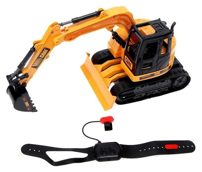 Экскаватор радиоуправляемый «Строитель», управление жестами, работает от аккумулятора  