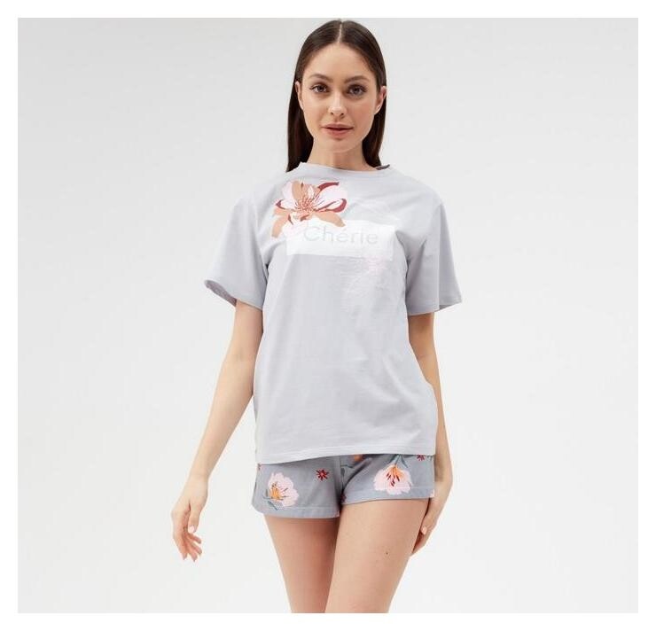 Футболка женская Kaftan "Цветы" р. 52-54 Kaftan