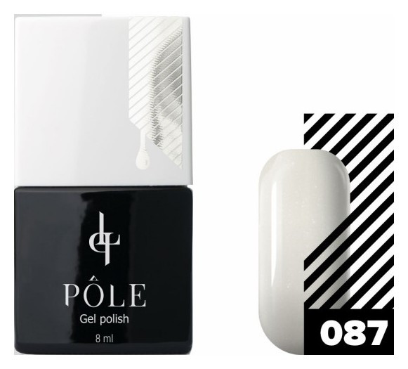 Тон 087 Мерцающий белый POLE